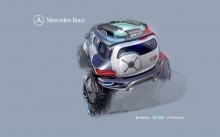 Рисунок дизайнеров Mercedes-Benz Ener-G-Force Concept